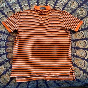 Ralph Lauren Polo Shirt in Orange and Blue